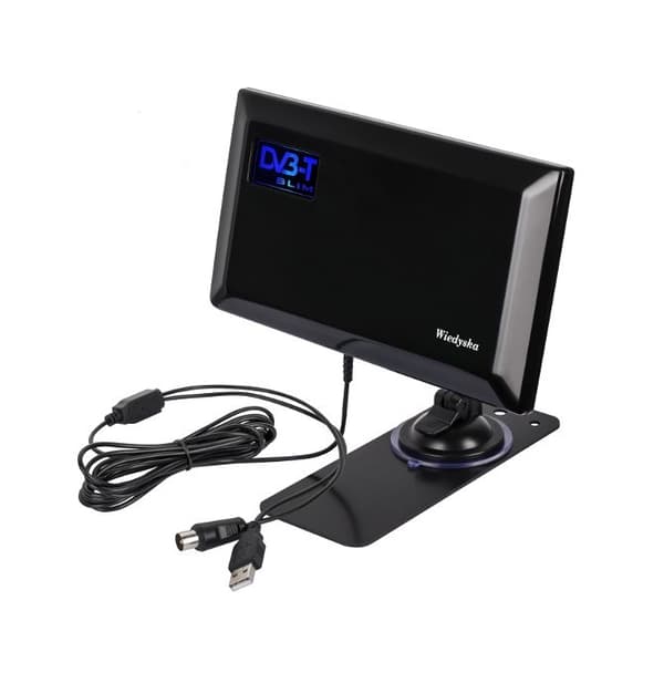 Indendørs TV-antenne DVB-T SLIM Wiedyk