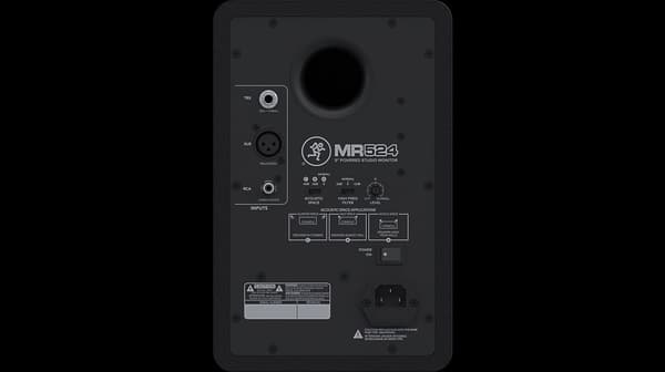 Aktiv højttaler Mackie MR524 - 1.0 kanaler - Kablet - XLR/6.3mm/RCA - 30 W - 45 - 20000 Hz - Sort