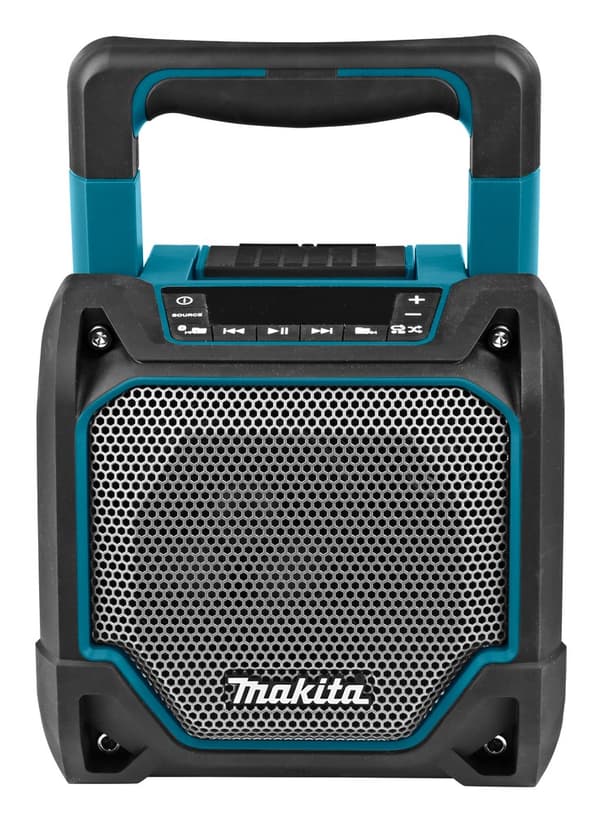 MAKITA TRÅDLØS BLUETOOTH-HØJTTALER + USB Sort, Blå