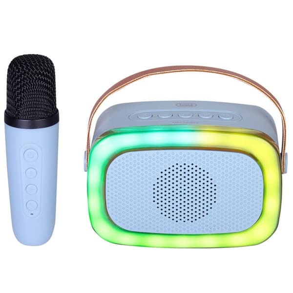 Højttaler med karaokemikrofon Trevi Trevi XR 8A01 MINI PARTY Blå