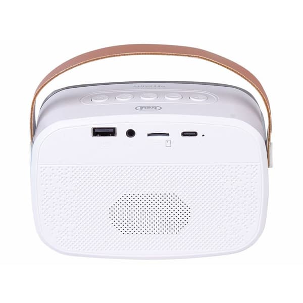 Kaiutin karaokemikrofonilla Trevi Trevi XR 8A01 MINI PARTY Valkoinen