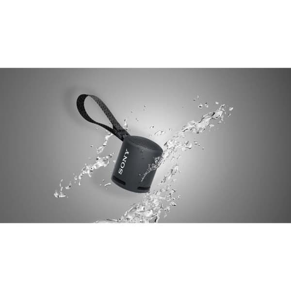 SONY SRSXB13 - Bärbar högtalare - Bluetooth - Extra bas - Vattentät - 16 timmars autonomi - Svart