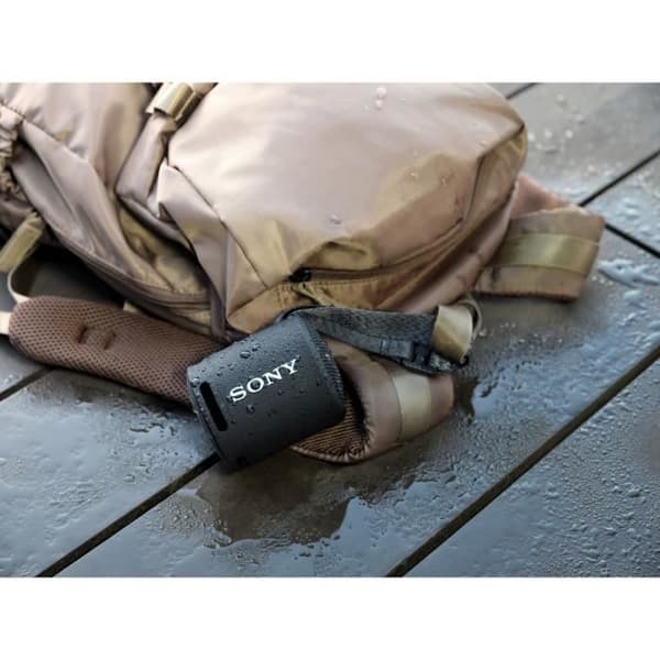 SONY SRSXB13 - Bärbar högtalare - Bluetooth - Extra bas - Vattentät - 16 timmars autonomi - Svart