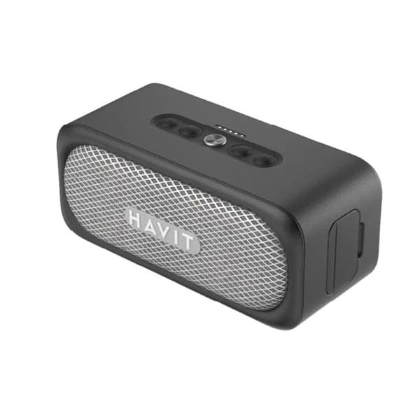 Trådlös bärbar högtalare Bluetooth 5.3, TWS, TF, AUX, handsfree-samtal, IPX7, 2000 mAh - Havit (SK905BT) - Svart
