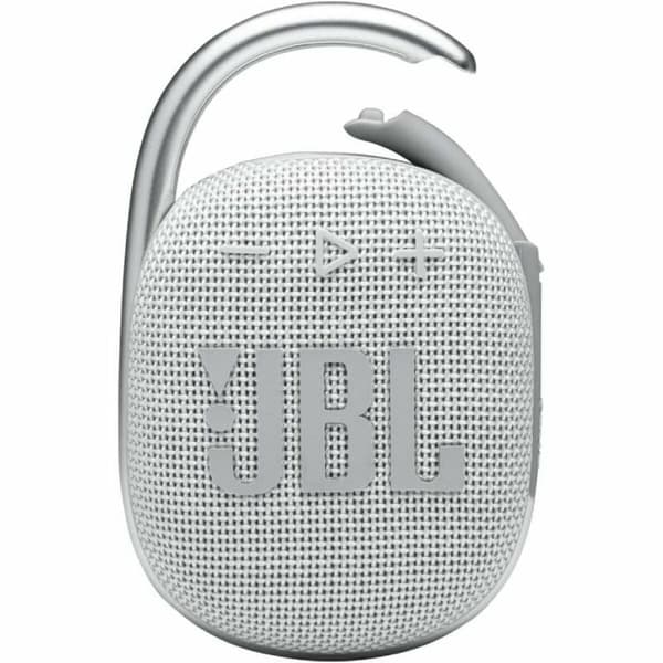 Kannettavat Bluetooth-kaiuttimet JBL JBLCLIP4WHT Valkoinen 5 W