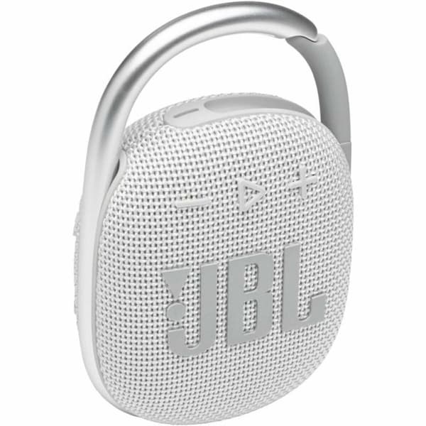 Kannettavat Bluetooth-kaiuttimet JBL JBLCLIP4WHT Valkoinen 5 W