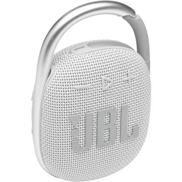 Kannettavat Bluetooth-kaiuttimet JBL JBLCLIP4WHT Valkoinen 5 W Valkoinen