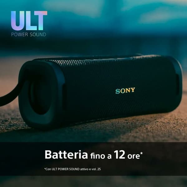 Bärbar Bluetooth Högtalare Sony SRSULT10B.CE7 Svart