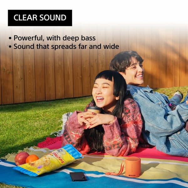 Bærbare Bluetooth-højttalere Sony SRSXB100D.CE7 Orange