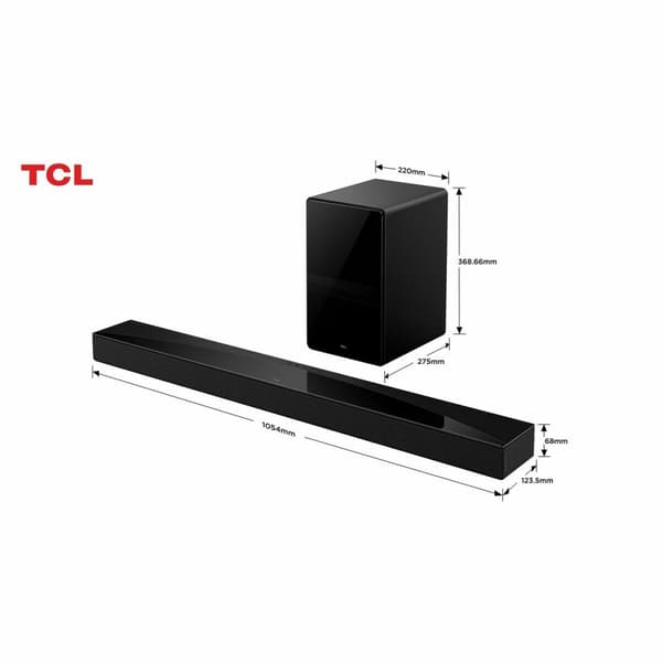 Soundbar TCL Q75HE Svart 30 W 621 W