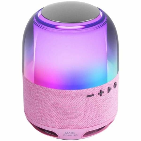Bærbare Bluetooth-højttalere Mars Gaming MSFLOWP Pink 15 W 4 W Lyserød