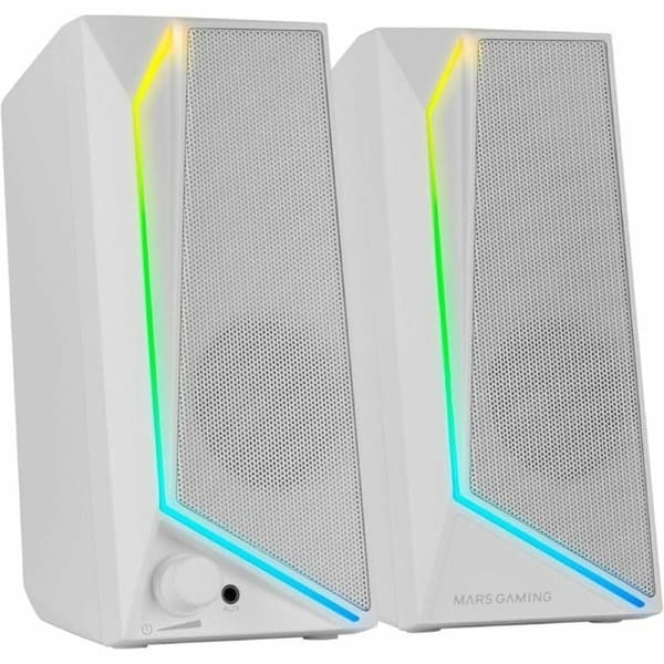 PC-kaiuttimet Mars Gaming MS72W Valkoinen 15 W 4 W