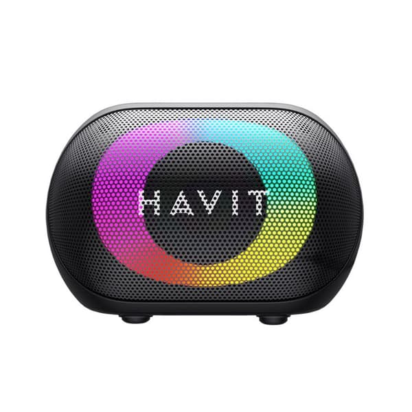 Bärbar Bluetooth-högtalare, handsfree-samtal, TWS, TF, FM, AUX, USB, 1800 mAh - Havit (SK885BT) - Svart