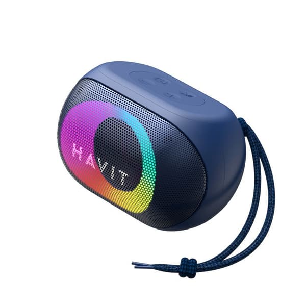 Bärbar Bluetooth-högtalare, handsfree-samtal, TWS, TF, FM, AUX, USB, 1 800 mAh - Havit (SK885BT) - Blå
