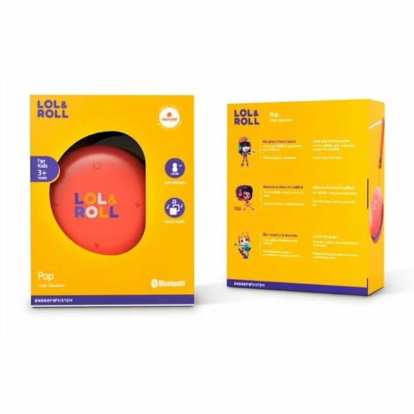 Bærbare Bluetooth-højttalere Energy Sistem Lol&Roll Pop Orange 5 W