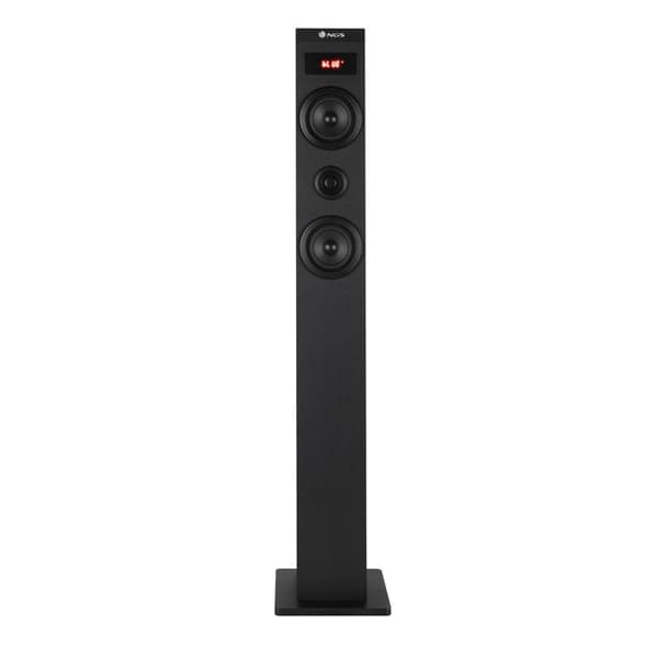 Bluetooth Sound Tower - NGS - SKY CHARM - 80W - Fjärrkontroll - Flera ingångar - Svart