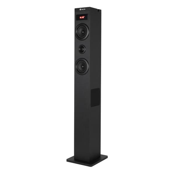 Bluetooth Sound Tower - NGS - SKY CHARM - 80W - Fjärrkontroll - Flera ingångar - Svart