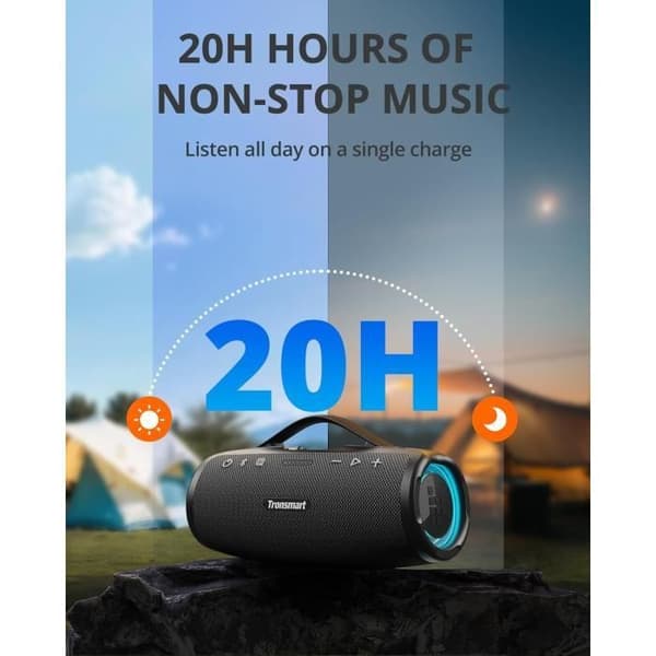 Bärbar Bluetooth-högtalare - TRONSMART - Mirtune S100 - 50W - IPX7 - 20h autonomi
