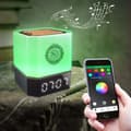 Miniatyrbild 2 av 2: Quran Högtalare, Trådlös Bluetooth, Färgglad Lampa, LED Nattlampa,VIT