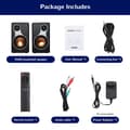 Miniatyrbillede 2 af 2: AIYIMA S500 Boghylde Højttalere, Bluetooth 5.0, 120W Maksimal Effekt,med EU-stik