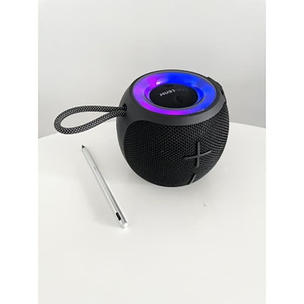 Bärbar Bluetooth-högtalare 20W Särform Musthavz IPX4 Djupt Bas Grab 'N Go Svart