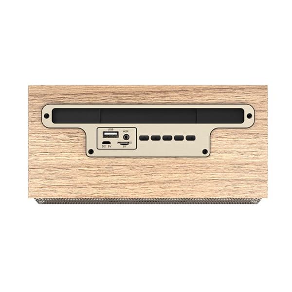Trådlös högtalare Bluetooth 5.0 8W Bronx med Smartphone Station Design Retro Vit / Grå