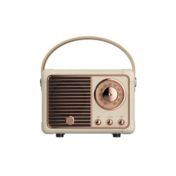 Bluetooth-högtalare 5.0 3W RMS Modell Auteuil med Bärhandtag Beige
