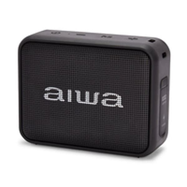 Bærbar højttaler Aiwa BS-200BKMKII Sort 6 W