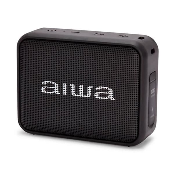 Aiwa BS-200BK Bluetooth-högtalare Svart TWS FM-radio IPX6 6W RMS