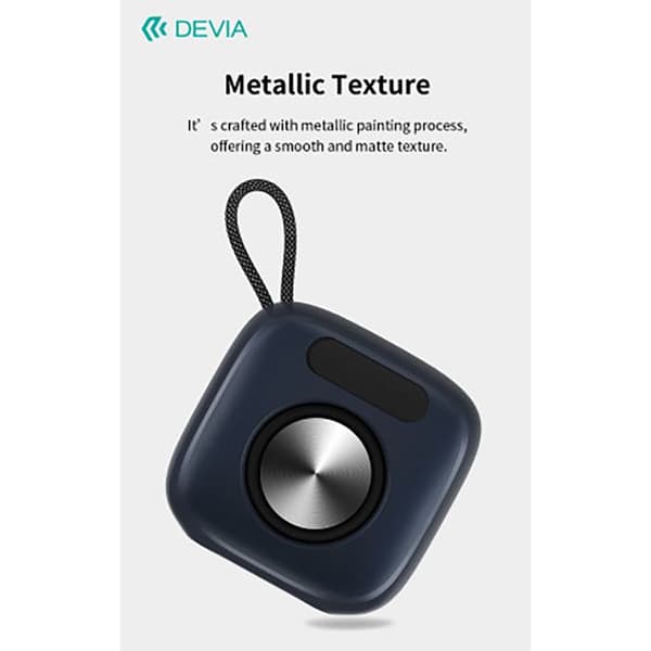 Bluetooth-högtalare 5.3 Bärbar 10W Sound Lite 2 Kraftfullt Ljud Ultra Kompakt Devia Blå