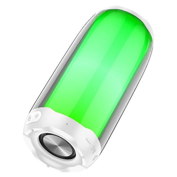 Trådlös högtalare - Hoco - HC8 - LED-lampa - Bluetooth 5.0 - 10W - Vit