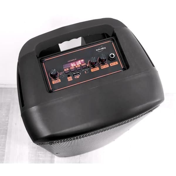 Lysende Karaoke Højttaler - INOVALLEY - KA25-FIRE - Bluetooth V5.0 - 64 cm - 850 W - Sort