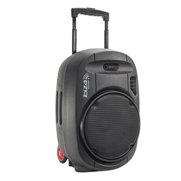 Bärbart Ljudsystem - IBIZA - PORT12UHF-MKII - 350W RMS - Bluetooth - 2 UHF-mikrofoner