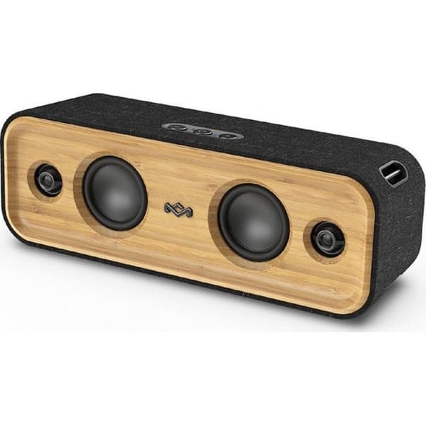 House of Marley Get Together 2 Bärbar Bluetooth-högtalare, signatursvart Svart, Gul