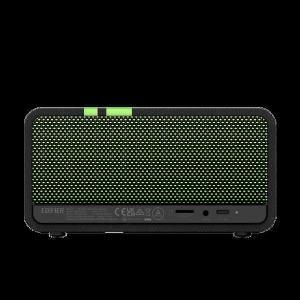 Edifier MP230 svart - Bärbar trådlös Bluetooth-högtalare uppspelning via Bluetooth, AUX och Micro SD-kort, svart