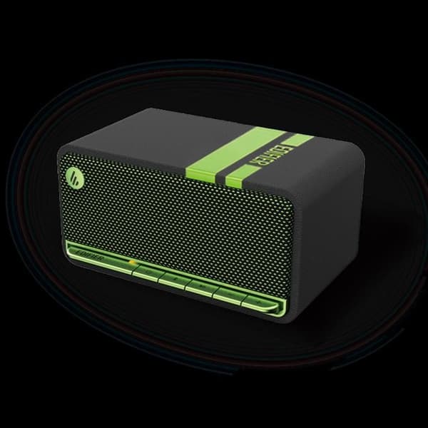 Edifier MP230 svart - Bärbar trådlös Bluetooth-högtalare uppspelning via Bluetooth, AUX och Micro SD-kort, svart