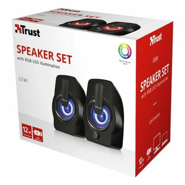 PC-högtalare Trust Gemi RGB Svart 6 W 12 W