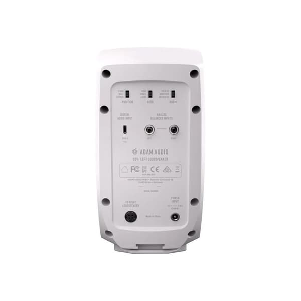 Bärbar Bluetooth Högtalare Adam Audio ADAM D3V WH