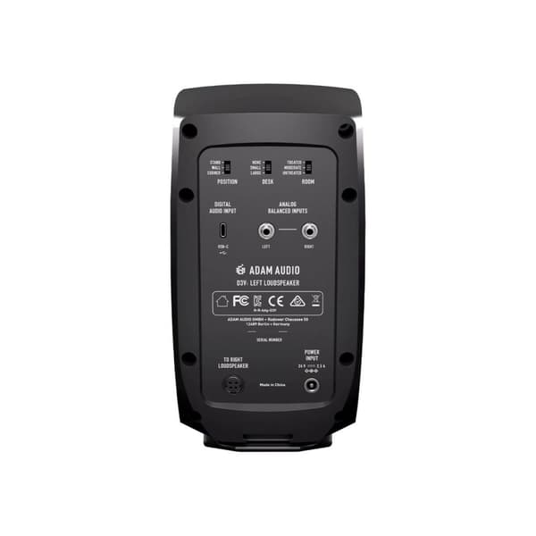 Bærbare Bluetooth-højttalere Adam Audio ADAM D3V BK