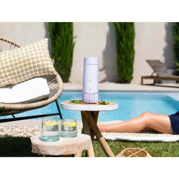 Trådlös högtalare med USB-diffusor Lantao Aromasound vit