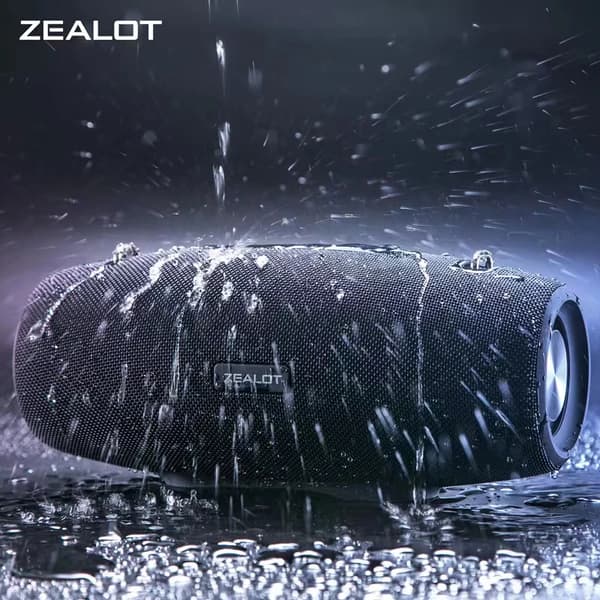 Bærbar, Vandtæt, Lang Spilletid, Bluetooth-forbindelse,Zealot S67HEI, Højttaler