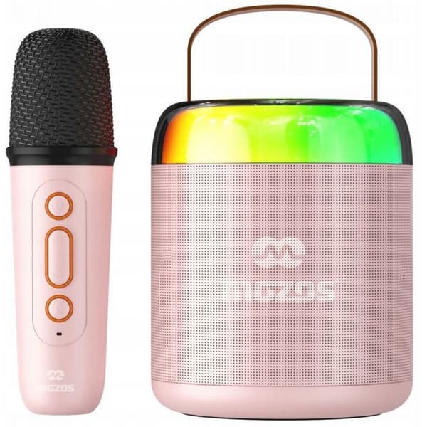 Mozos mikrofon karaoke Bluetooth rosa MK