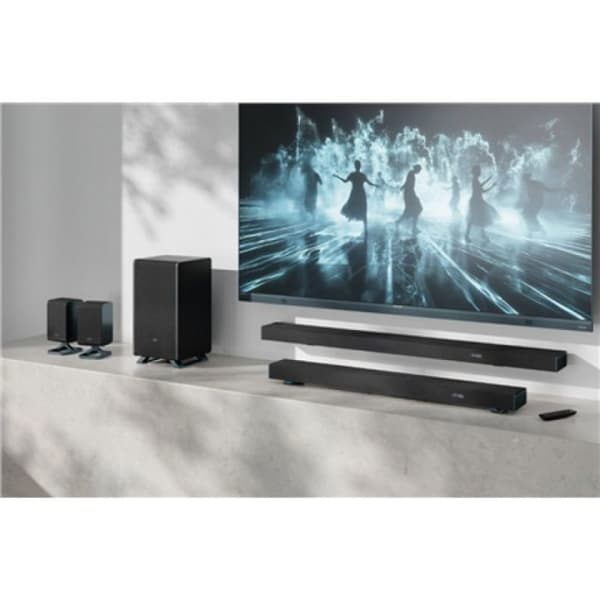 Sharp | Trådlösa surroundhögtalare 2.0.2 | HT-SPR52021(BK) | 200 W | Svart | Trådlös anslutning