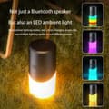 Miniatyrbilde 6 av 8: INF Bærbar Bluetooth-høyttaler med RGB-stemningslys Grønn