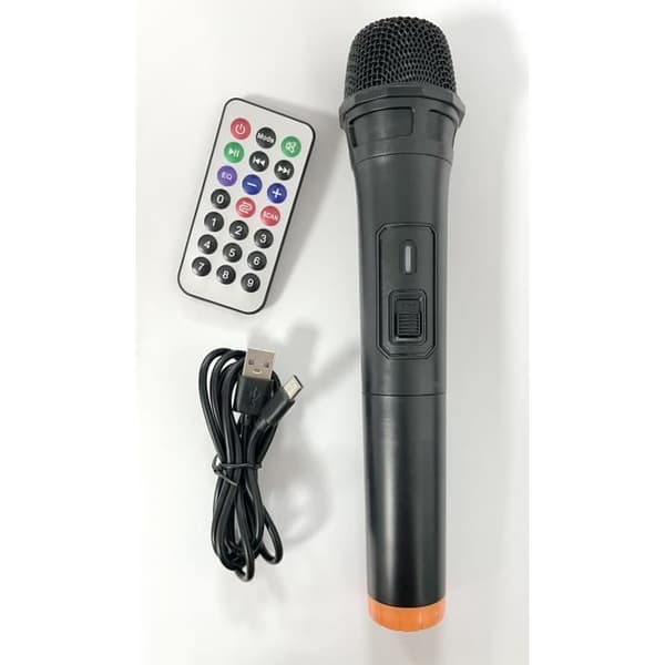 Karaokehögtalare - INOVALLEY - RGB - 800 Watt - Bluetooth V5.0 - Trådlös mikrofon ingår - Batteritid 2 till 3 timmar - LED