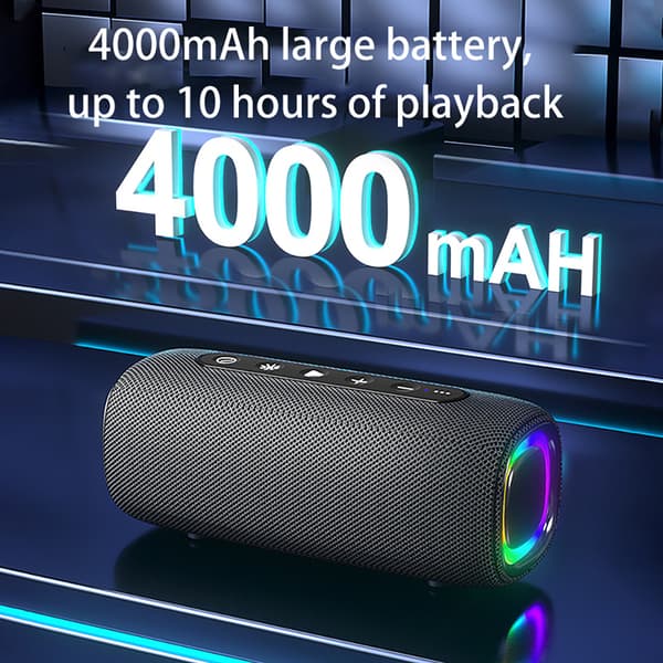 INF Bluetooth-højttaler med RGB-lys Blå