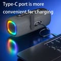 Miniatyrbillede 7 af 7: INF Bluetooth-højttaler med RGB-lys Blå