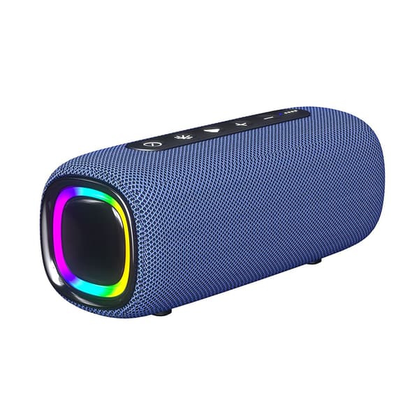 INF Bluetooth-højttaler med RGB-lys Blå