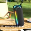 Miniatyrbillede 7 af 8: INF Sort RGB Lys Trådløs Bluetooth Højttaler