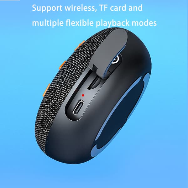 INF Magnetisk Bluetooth Vattentät Högtalare Svart
